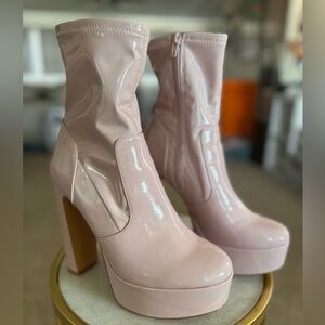 ALDO - Pink Platform Booties